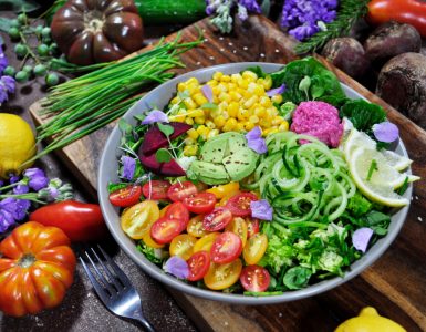 A plant based meal plate