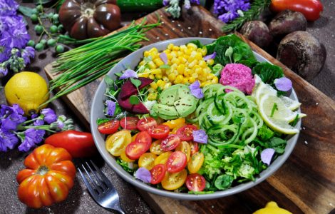 A plant based meal plate