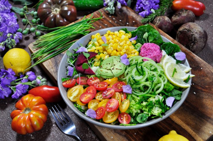 A plant based meal plate