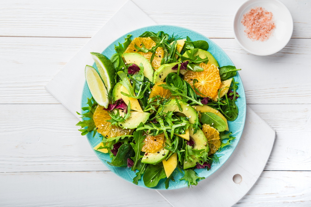 Avocado and mango salad